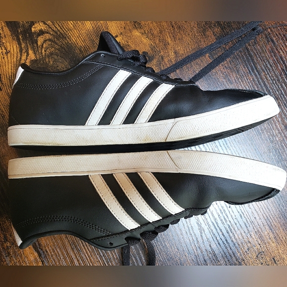 8 women's Adidas NEO matte, silver, black white fashion zumba dancing - Picture 11 of 11